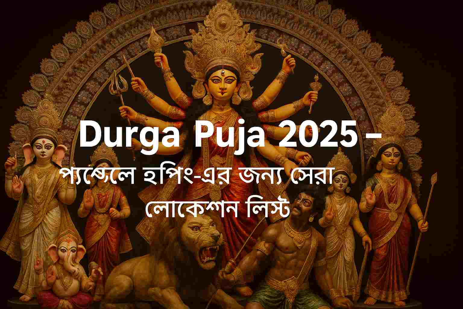 Durga Puja 2025 – প্যান্ডেল হপিং-এর জন্য সেরা লোকেশন লিস্ট