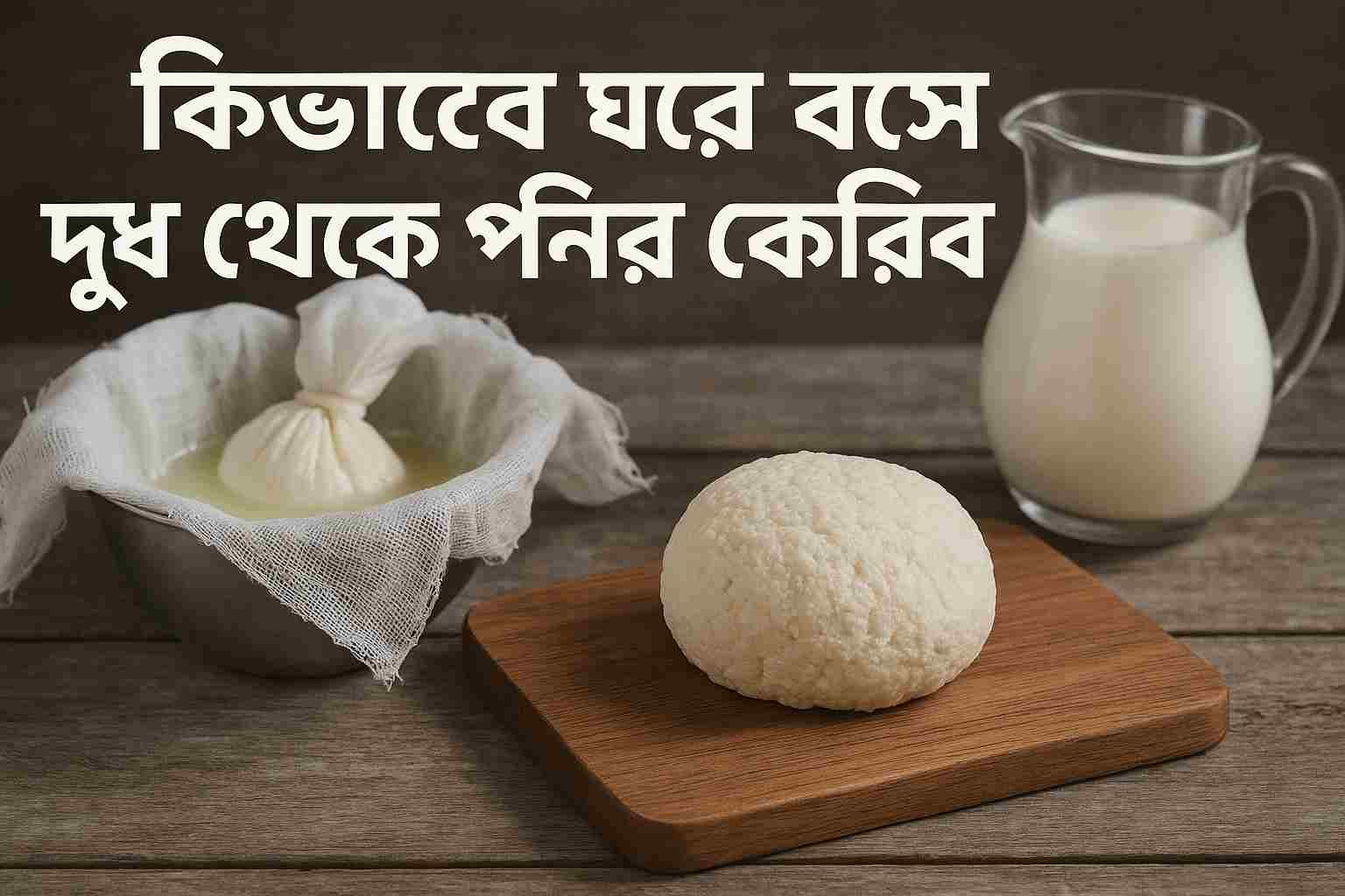Homemade Paneer Bangla