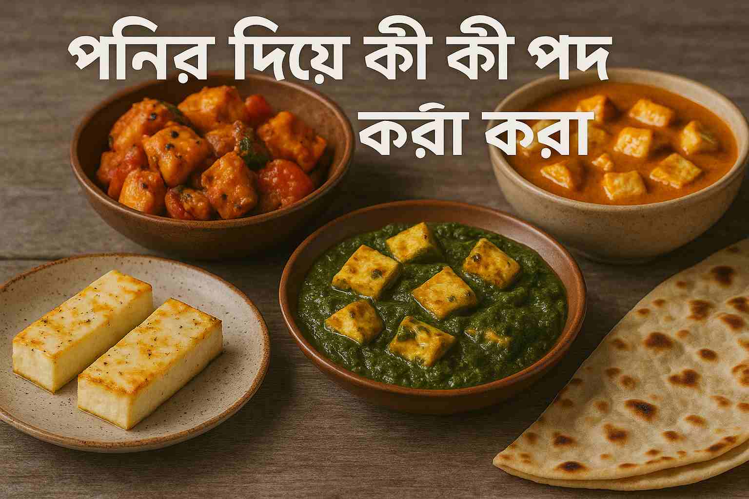 Paneer recipes Bangla